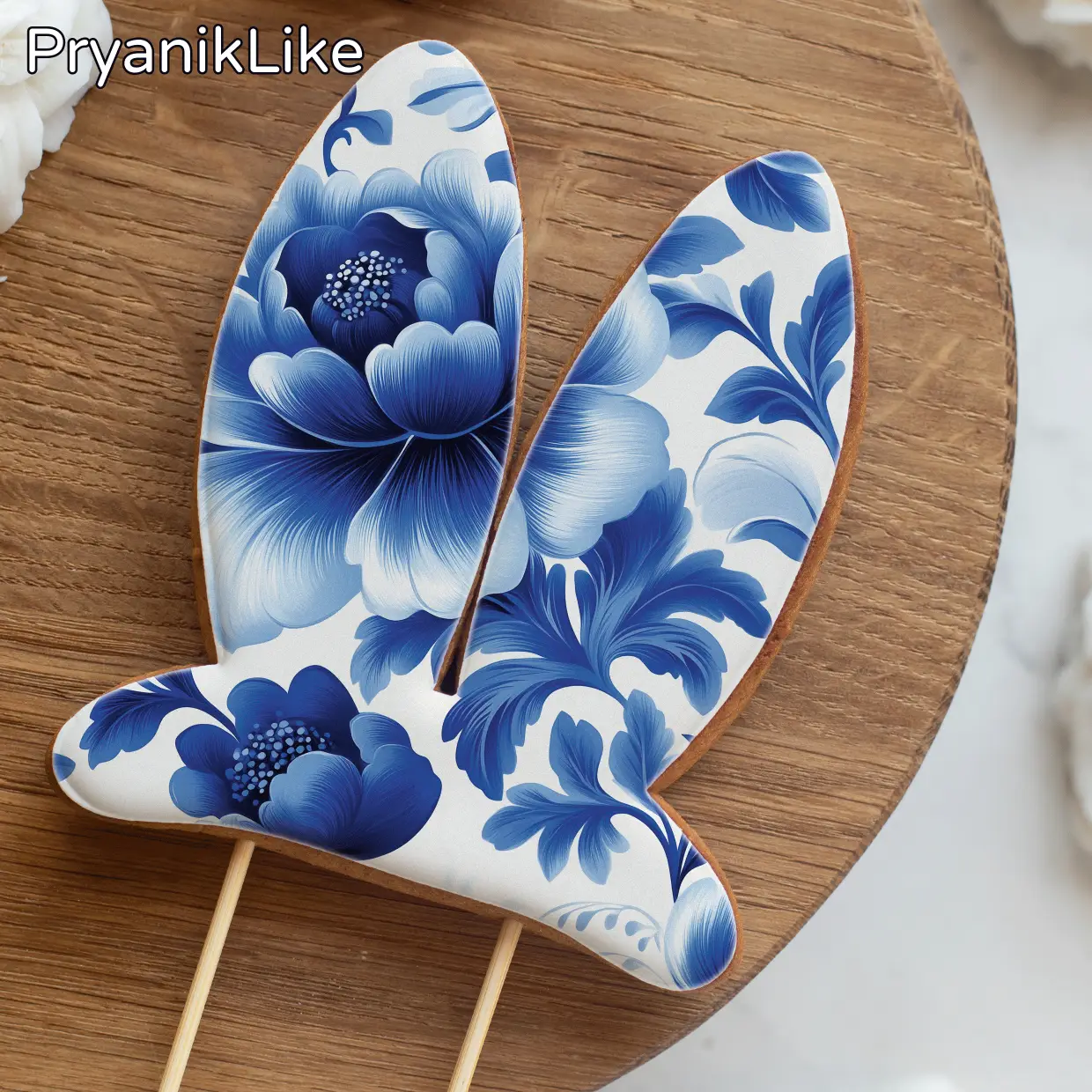 Ушки на пасху (паттерны и гжель)